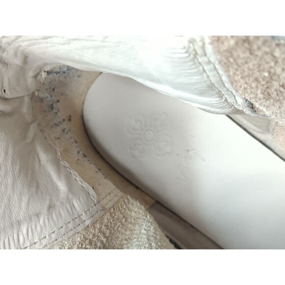 Velez Colombian Leather Ankle Boots Women's Size 7.5 Cream Retail $265 - Picture 9 of 13